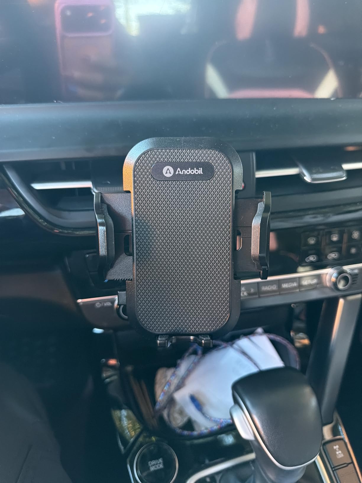 andobil 2026 Upgraded Car Phone Holder Mount for Vent, Military Sturdy Metal Clip Air Vent Phone Holder for Your Car Easy Used Cell Phone Car Mount for iPhone 17 Pro Max 15 14 13 Samsung S26 S25 customer photo 2