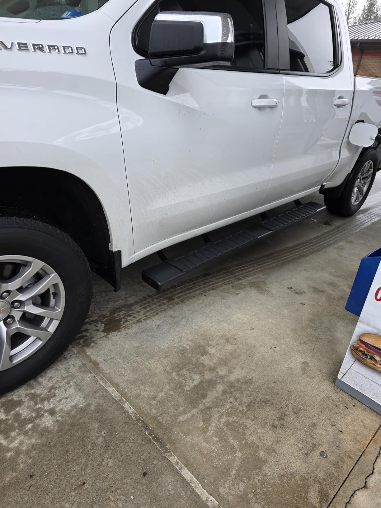 YITAMOTOR 6 Inches Running Boards Compatible with 2019-2026 Chevy Silverado/GMC Sierra 1500 Crew Cab, 2020-2026 2500HD 3500HD, Side Step Bars Aluminum Alloy, Running Boards for Silverado Crew Cab customer photo 1