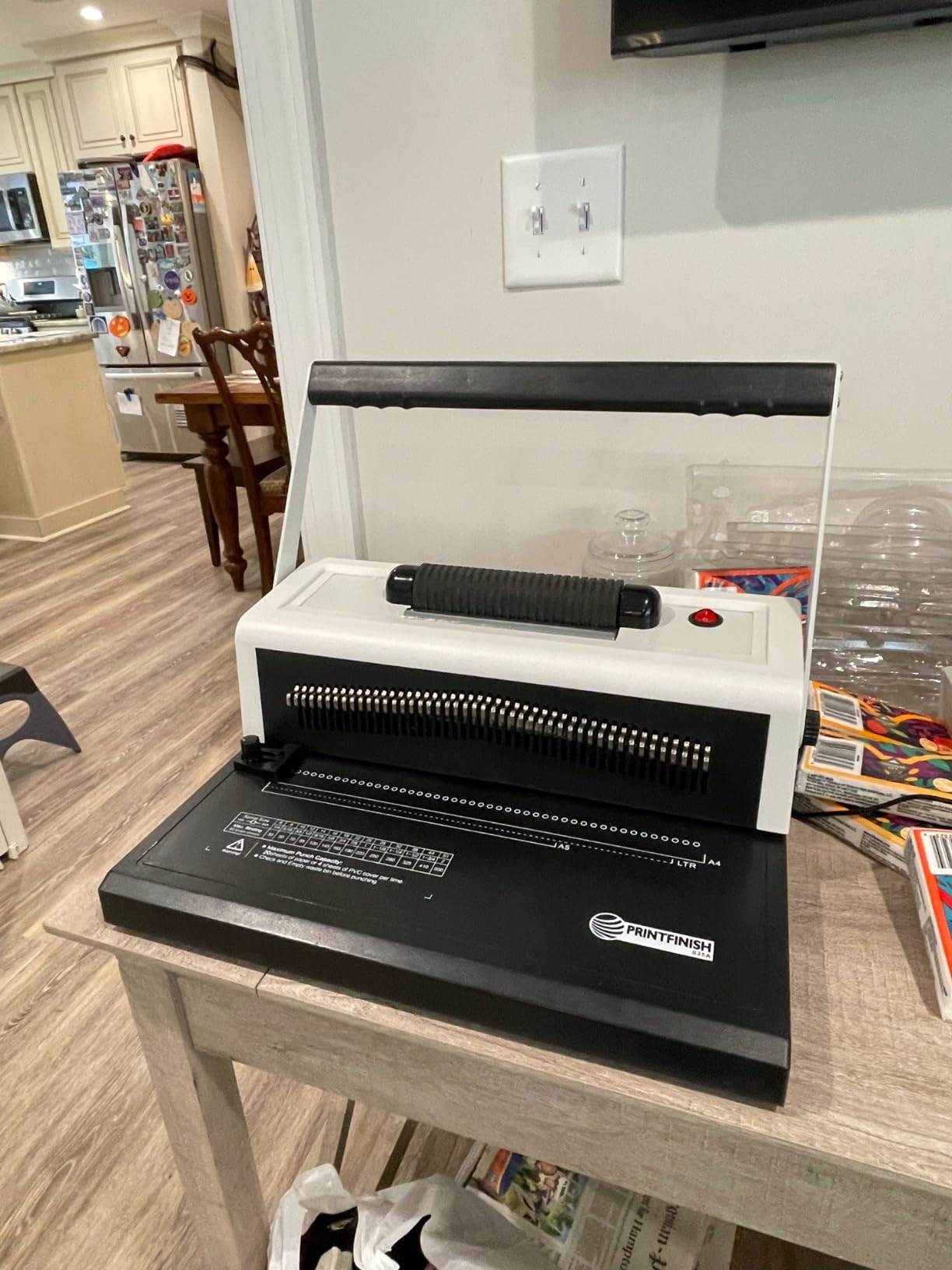 Coilbind S25A Spiral Coil Binding Machine for Office - Hole Punch with Electric Coil Inserter - Adjustable Margins & Disengaging Pins - Free Crimper Tool & 100 Coils - 4:1 Pitch - 20 Sheet Capacity customer photo 1