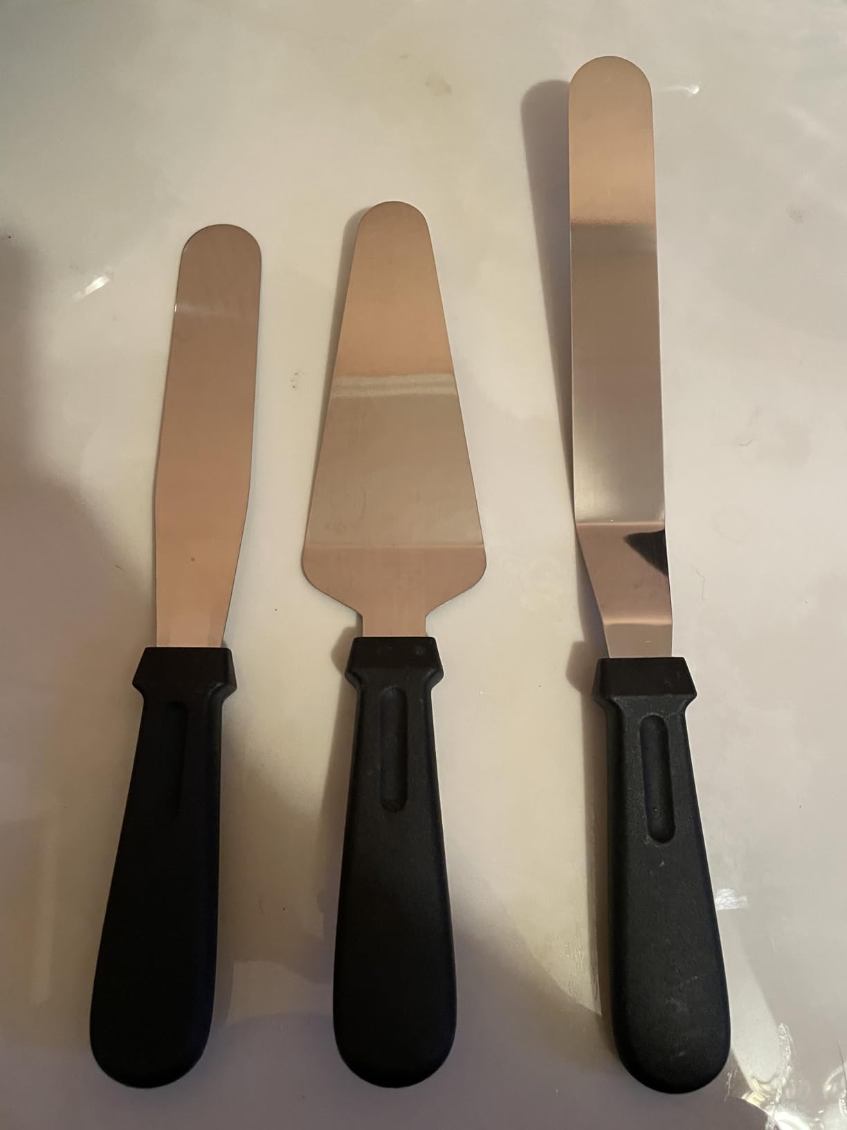 Puroma Cake Turntable, 12'' Aluminium Alloy Cake Stand, Cake Decorating Kit with 3 Icing Spatulas and 4 Icing Combs customer photo 2