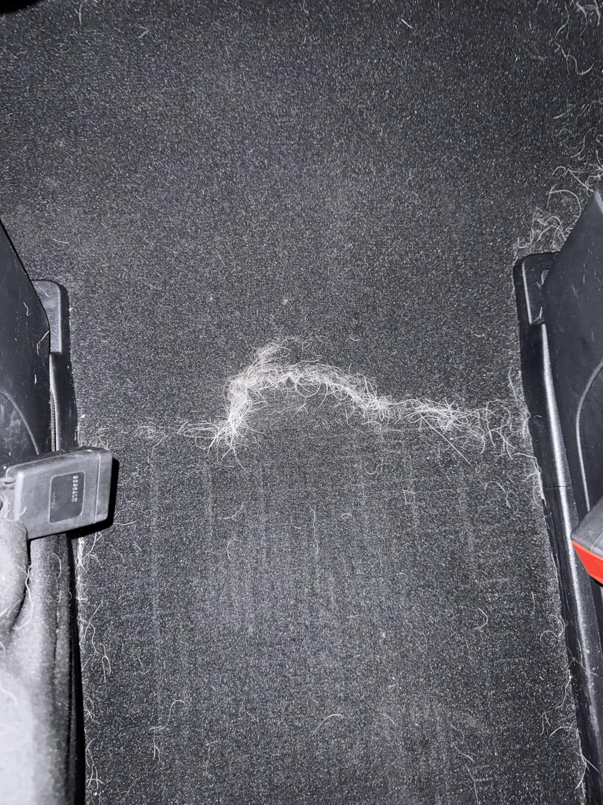 Analan Mini Pet Hair Remover for Car Detailing Supplies, Carpet Dog Hair Remover for Car Interior, Triangle Dog Hair Remover for Auto Detailing, Couch, Furniture, Lint, Carpet (Jet Black) customer photo 1