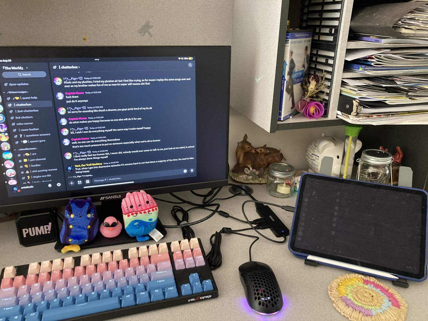 Laptop Stand for Desk, Adjustable Laptop Riser ABS+Silicone Foldable Portable Notebook Holder, Ventilated Cooling Notebook Mount Computer Stand for 10-15.6