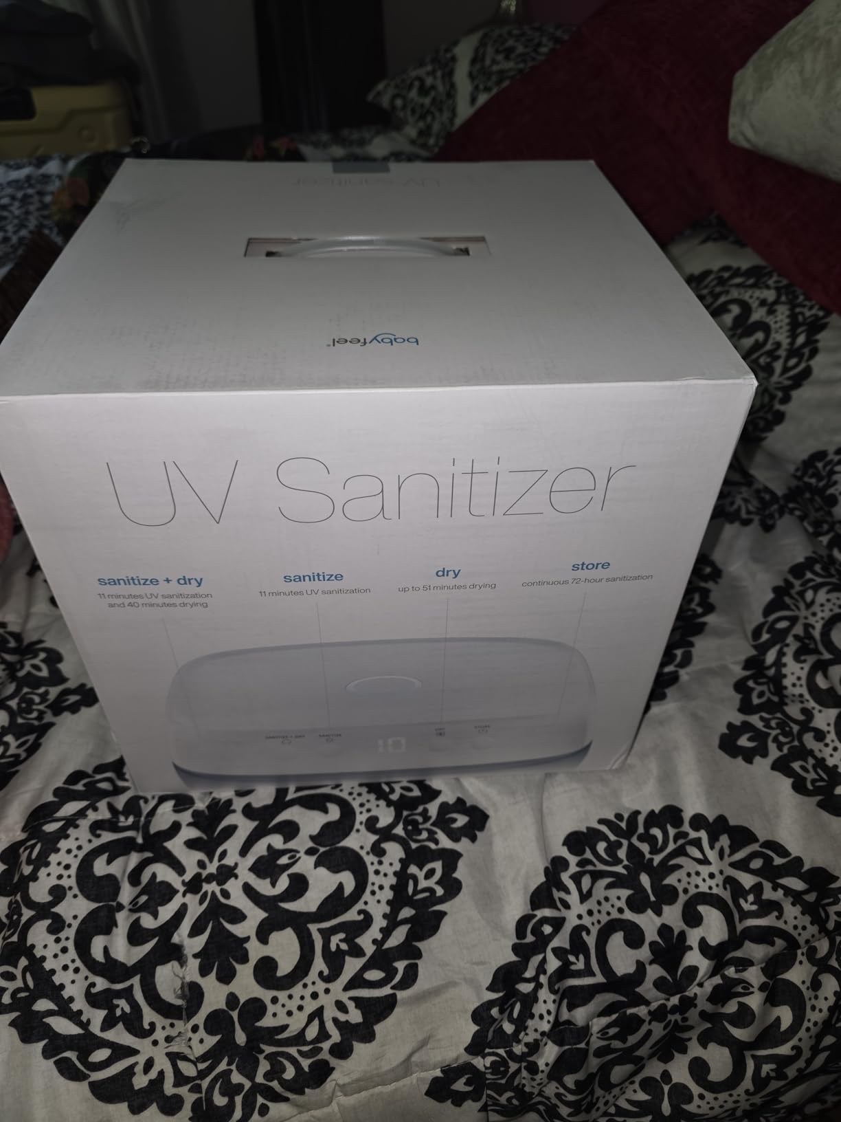 UV Light Sanitizer, UV Box Sanitizer, Conveniently Sanitizes in Minutes, Large Capacity, No Cleaning Required, Touch Control customer photo 2