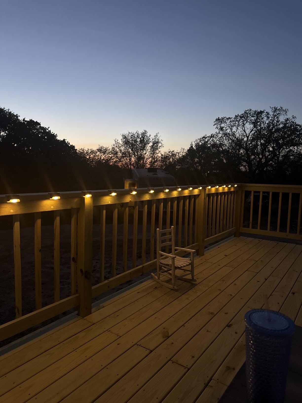 GIGALUMI Led Solar Deck Lights, 16 Pack Waterproof for Outdoor Stairs, Step, Fence, Railing, Yard and Patio (Warm White) customer photo 1