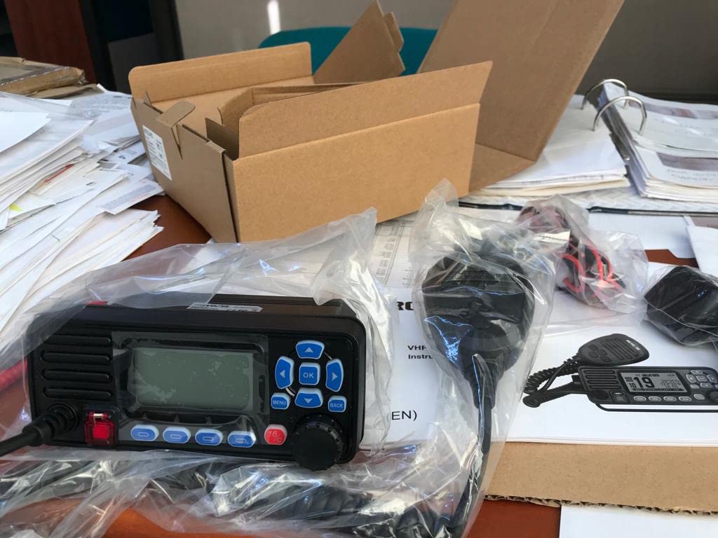 Retevis RA27 Fixed Mount Marine Radio with GPS and DSC, IP67 Waterproof, Long Range, Emergency NOAA Weather, All International/US/CA Marine Channels, Triple Watch, Ship to Shore Radio for Boats, Black customer photo 2