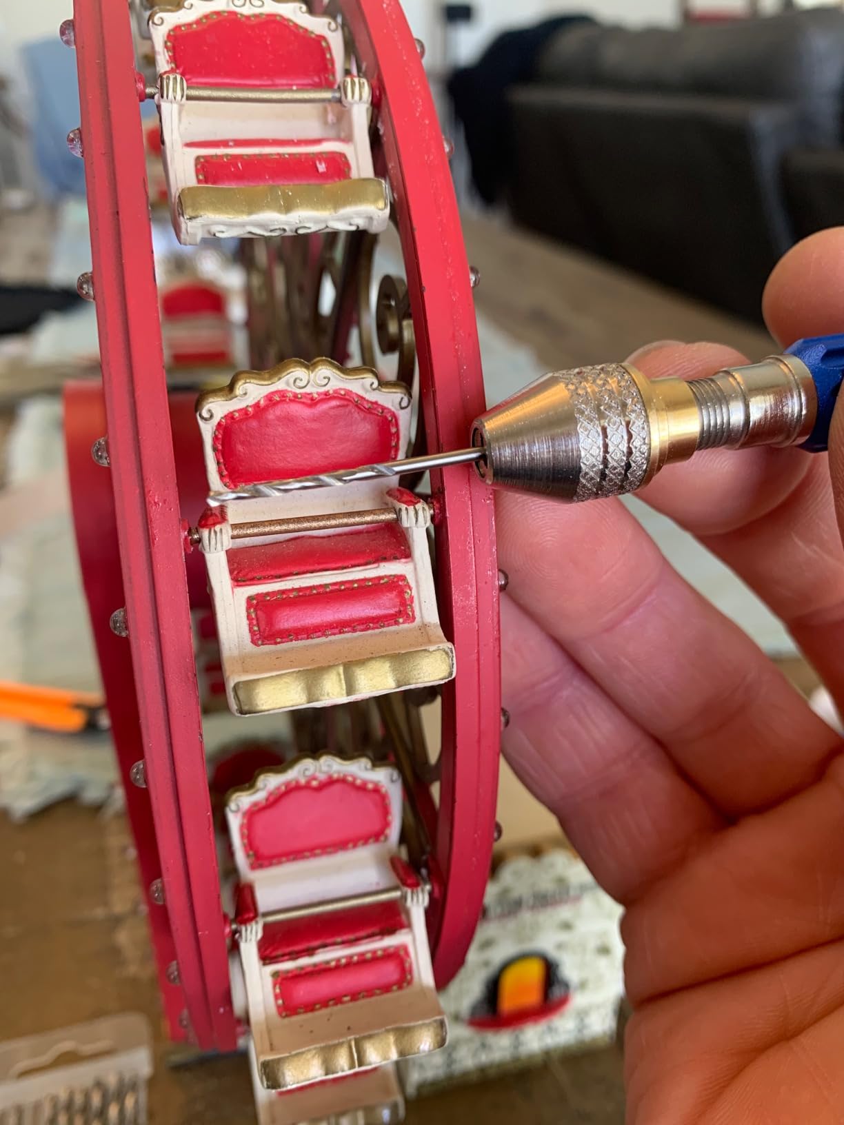 Hand Pin Vise with 16 Pcs Drill Bits, for Resin, Rotary Tools for Wood, Jewelry, Plastic, Miniature - Blue customer photo 1