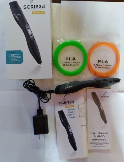 SCRIB3D Advanced 3D Printing Pen with 20 Feet of Filament, Stencil Book, and Project Guide customer photo 2