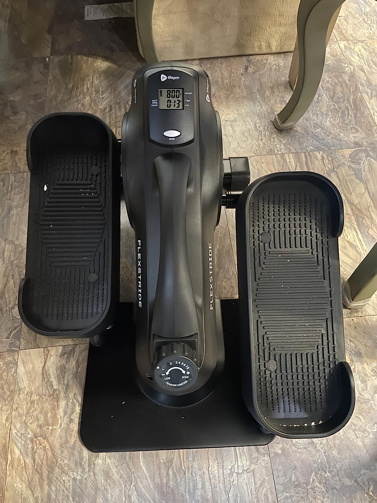 LifePro Portable Under Desk Elliptical Exercise Machine - Motorized Pedal Exerciser for Home Workouts, Muscle Toning, Energy Boost - Mini Foot & Leg Exerciser with Fitness App customer photo 2