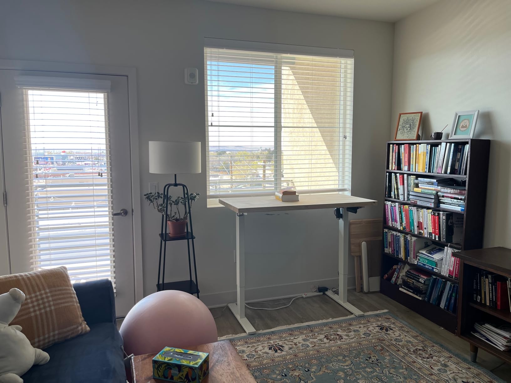 VIVO Electric Stand Up Desk Frame Workstation, Frame Only with 220 lbs Capacity, Brushless Motor Standing Height Adjustable Legs with Memory Controller, Black, DESK-V100EBY customer photo 2