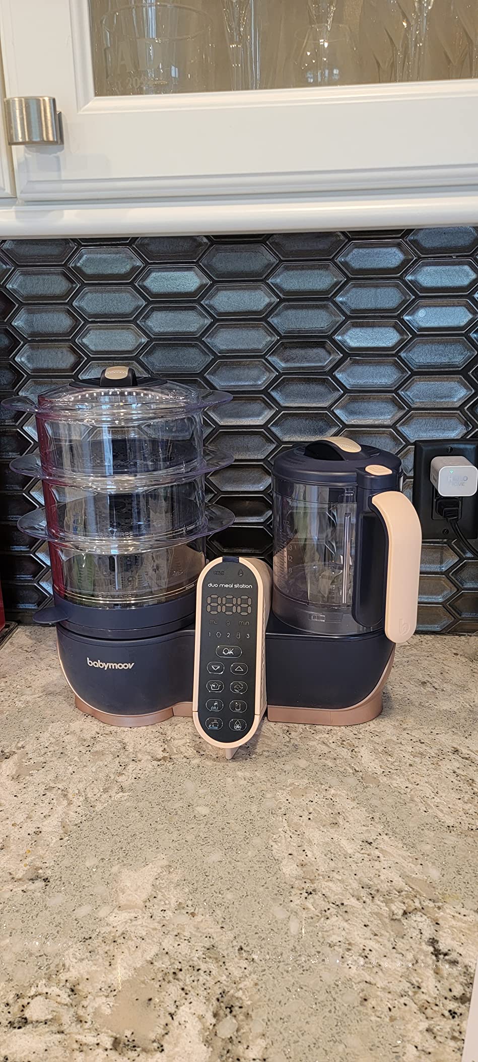 Babymoov Duo Meal Station XL, 6 in 1 Food Processor with Steamer, Multi-Speed Blender, Warmer, Defroster & Sterilizer (Nutritionist Approved), pink customer photo 2