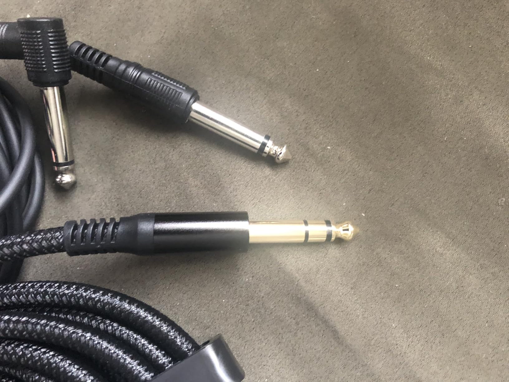 Elebase 1/4 Inch TRS Instrument Guitar Cable 10ft 2Pack,Straight 6.35mm Guitar Bass AMP Cord,Quarter Inch 6.3mm Male Jack Stereo Audio Balanced Line for Electric Guitar,Bass,Keyboard,Amplifier,Speaker customer photo 1