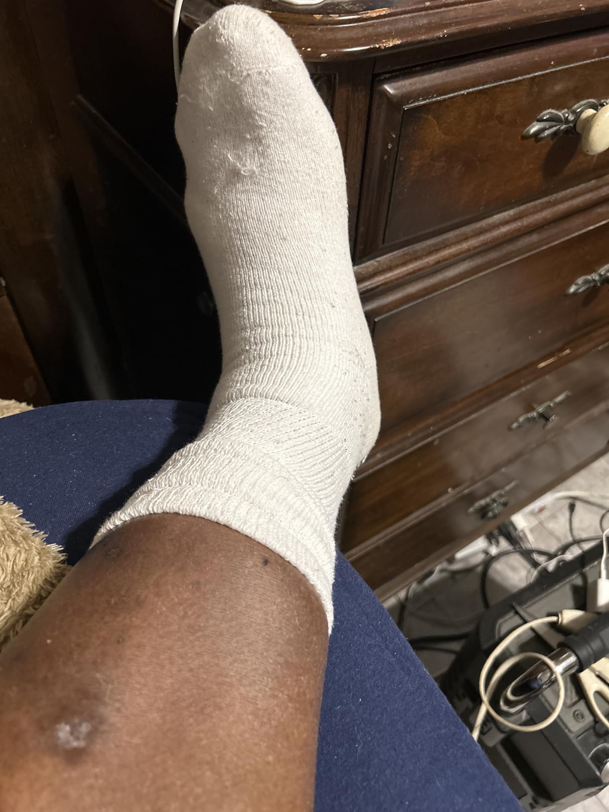 Special Essentials Diabetic Socks for Men & Women - 12 Pairs of Non-Binding Moisture-Wicking Neuropathy Socks - Crew Length customer photo 2