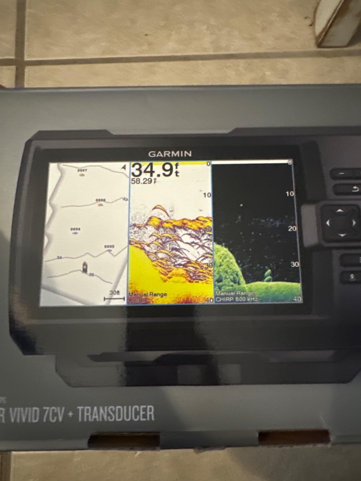 Garmin Striker Vivid 7cv with GT20-TM Transducer - 7-inch Color Fishfinder and Sonar Transducer customer photo 3