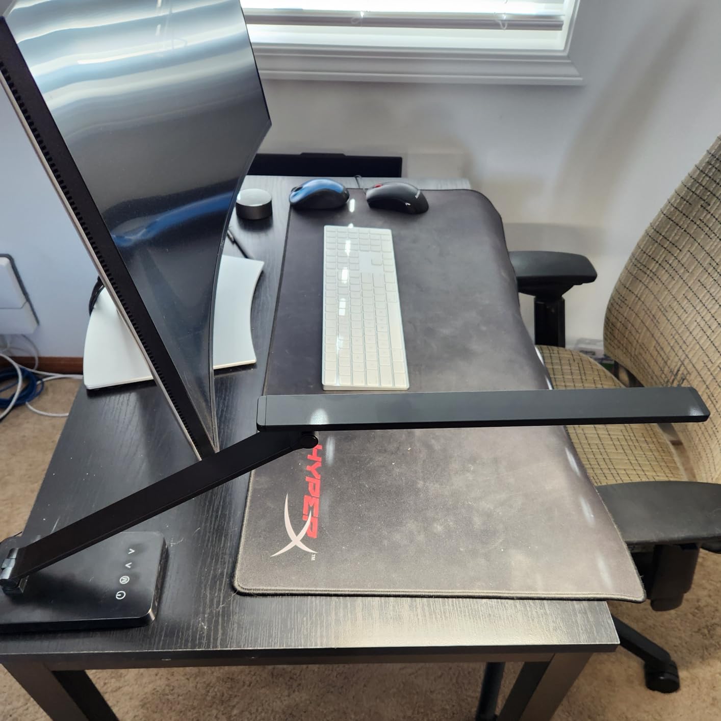 Lepro LED Desk Lamp, Metal Desk Light 9.5W 800lm, Forbes Vetted Best Task Lamp, 5 Color Modes 5 Brightness Level, Dimmable Home Office Desktop Lamp for Reading, Crafting, Sewing, Puzzle, Nail, White customer photo 2