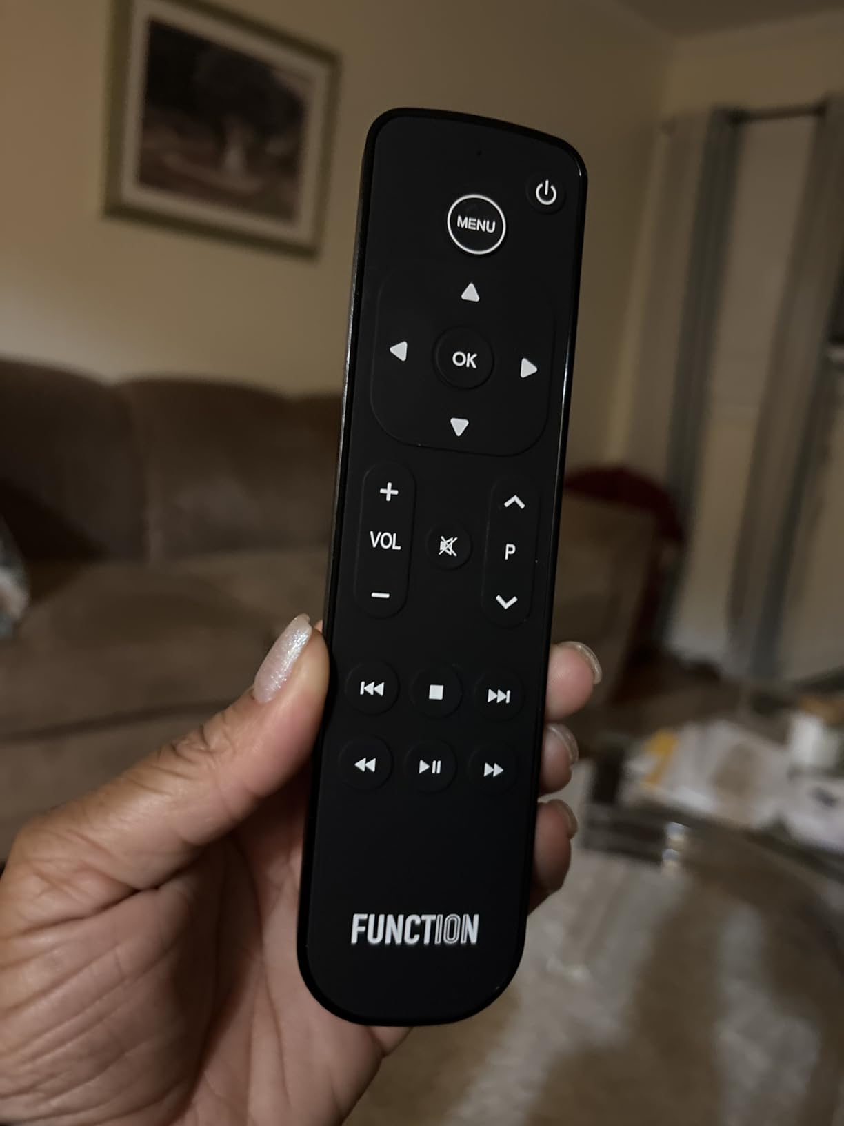 Function101 Button Remote for Apple TV (Infrared) - Replacement for Apple TV 4K & HD | Non-Siri, No Voice Control | Line of Sight Required | 2 AAA Batteries Included customer photo 2