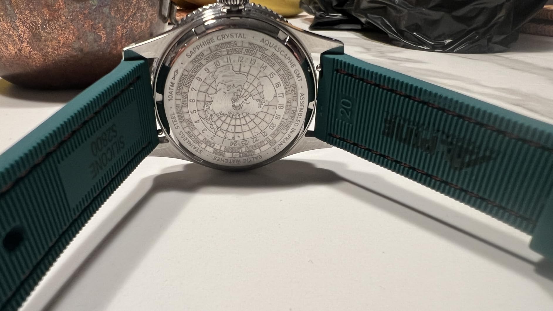 ALPINE Sporty Premium Soft Silicone Adjustable Watch Band - Replacement Rubber Watch Bands for Women & Men - Waterproof Quick Release Watch Straps customer photo 1