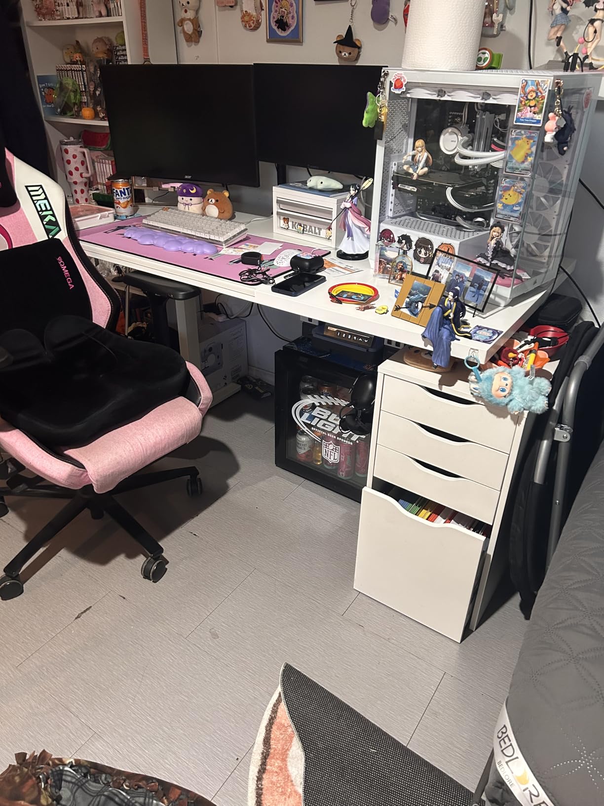 ErGear Electric Stand up Desk Frame, 4 Memory Height Settings Height Adjustable Table Legs, Sit Stand Desk Frame Up to 47.2in, Ergonomic Standing Desk Base Workstation, Black Frame Only customer photo 2