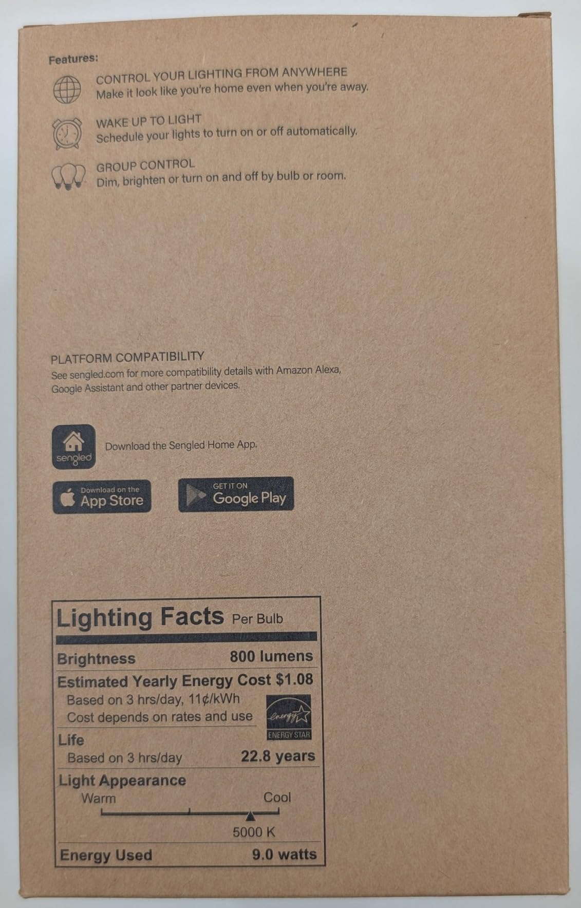 Sengled Zigbee Smart Bulb, Smart Hub Required, Work with SmartThings and Echo with built-in Hub, Voice Control with Alexa and Google Home, Amber Warm 2000K Smart Edison Bulbs, 60W Equivalent 1 Pack customer photo 1