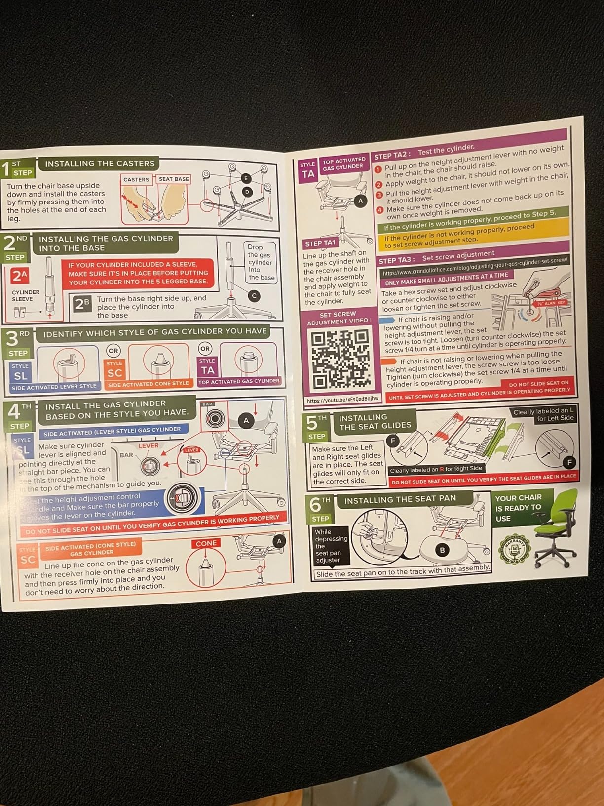 Steelcase Leap V2 Office Chair - Remanufactured by Crandall Office - Ergonomic, Fully Adjustable, 12-Year Warranty, Black Fabric customer photo 2