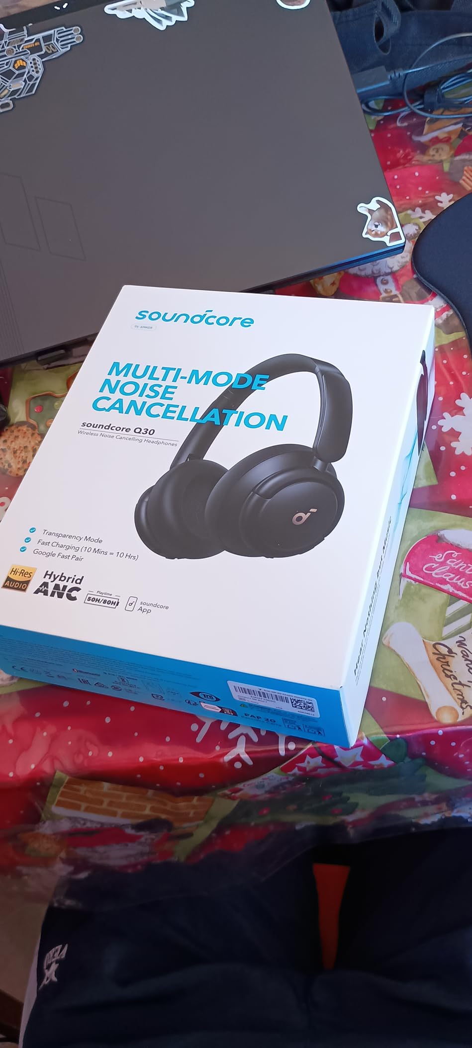 soundcore Life Q30 by Anker, Hybrid Active Noise Cancelling Headphones with Multiple Modes, Hi-Res Sound, Custom EQ via App, 50H Playtime, Comfortable Fit, Bluetooth, Multipoint Connection customer photo 2