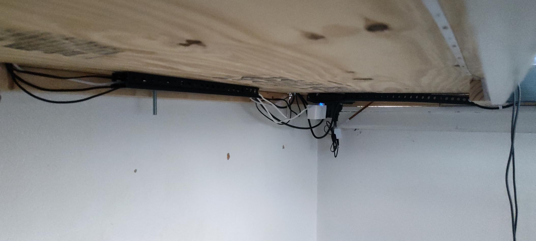 Updated Cable Raceway Kit - 77 (5x15.4) Inch Open Slot Wire Covers for Cords, Under Desk Cable Management System to Hide Under Desk/Tv/Computer/Net/Power Cords, (Pack 5) customer photo 1