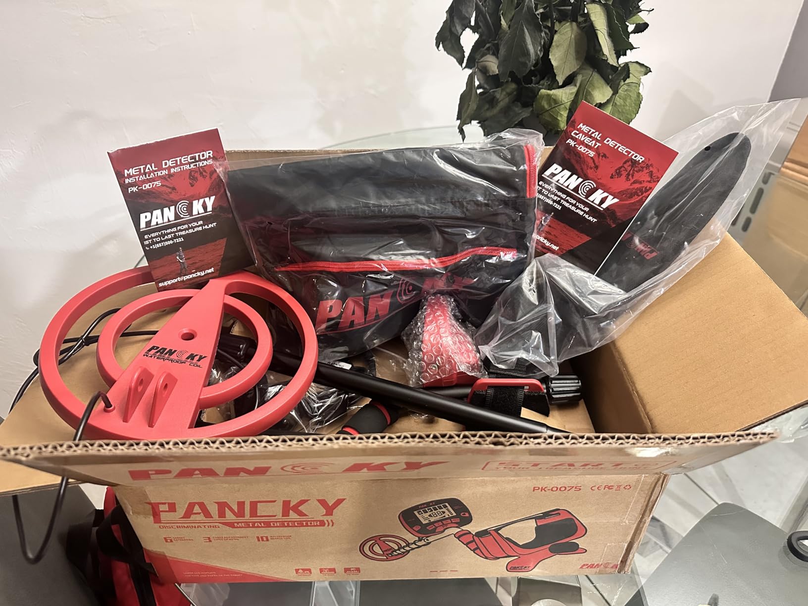 PANCKY Metal Detectors for Adults Waterproof, Professional Higher Accuracy Gold Detector with LCD Display, 5 Mode, Advanced DSP Chip 10