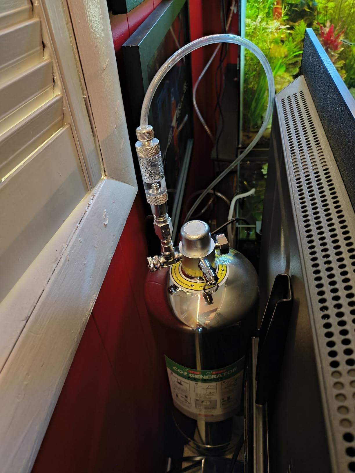 FZONE 5.5L Aquarium CO2 Generator System Carbon Dioxide Reactor Kit with Regulator and Needle Valve for 600-800g Raw Material customer photo 2