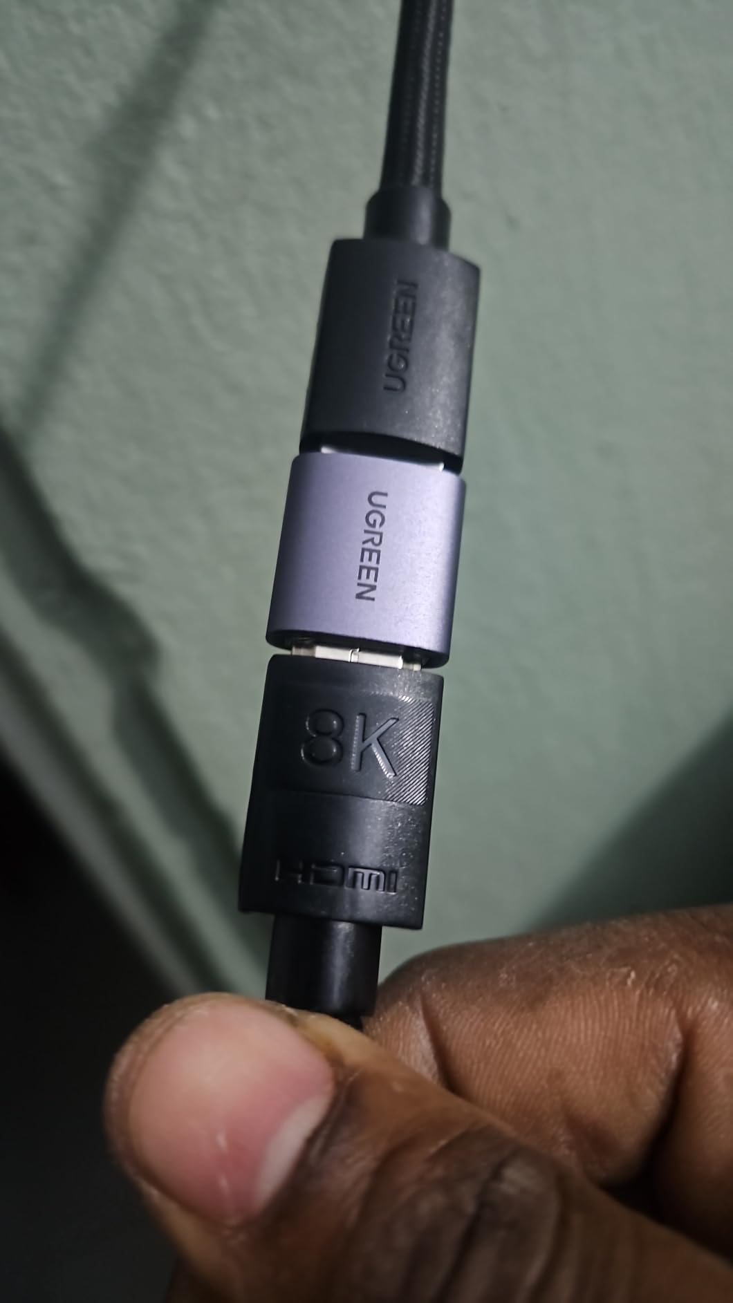 UGREEN HDMI 2.1 Cable Certified 8K 6.6FT Ultra High Speed HDMI Cord Braided 48Gbps 4K@240Hz 10K@60Hz with Dynamic HDR eARC Dolby Atmos HDCP Compatible with PS5 PS4 Xbox Roku TV HDTV Blu-ray Projector customer photo 2