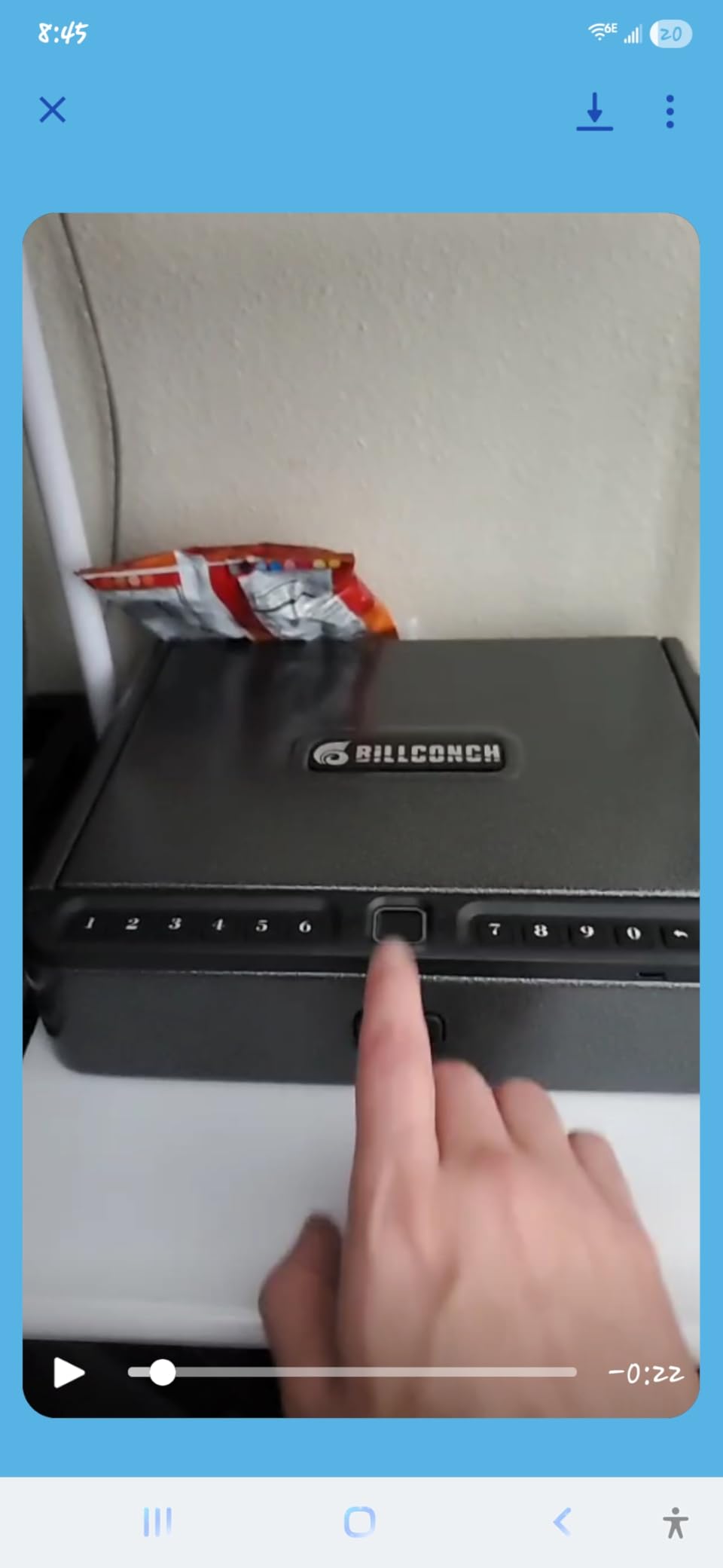 BILLCONCH Smart Gun Safe with Security Cable - 4 Ways Quick Access Fingerprint/Keypad/Key/APP customer photo 1