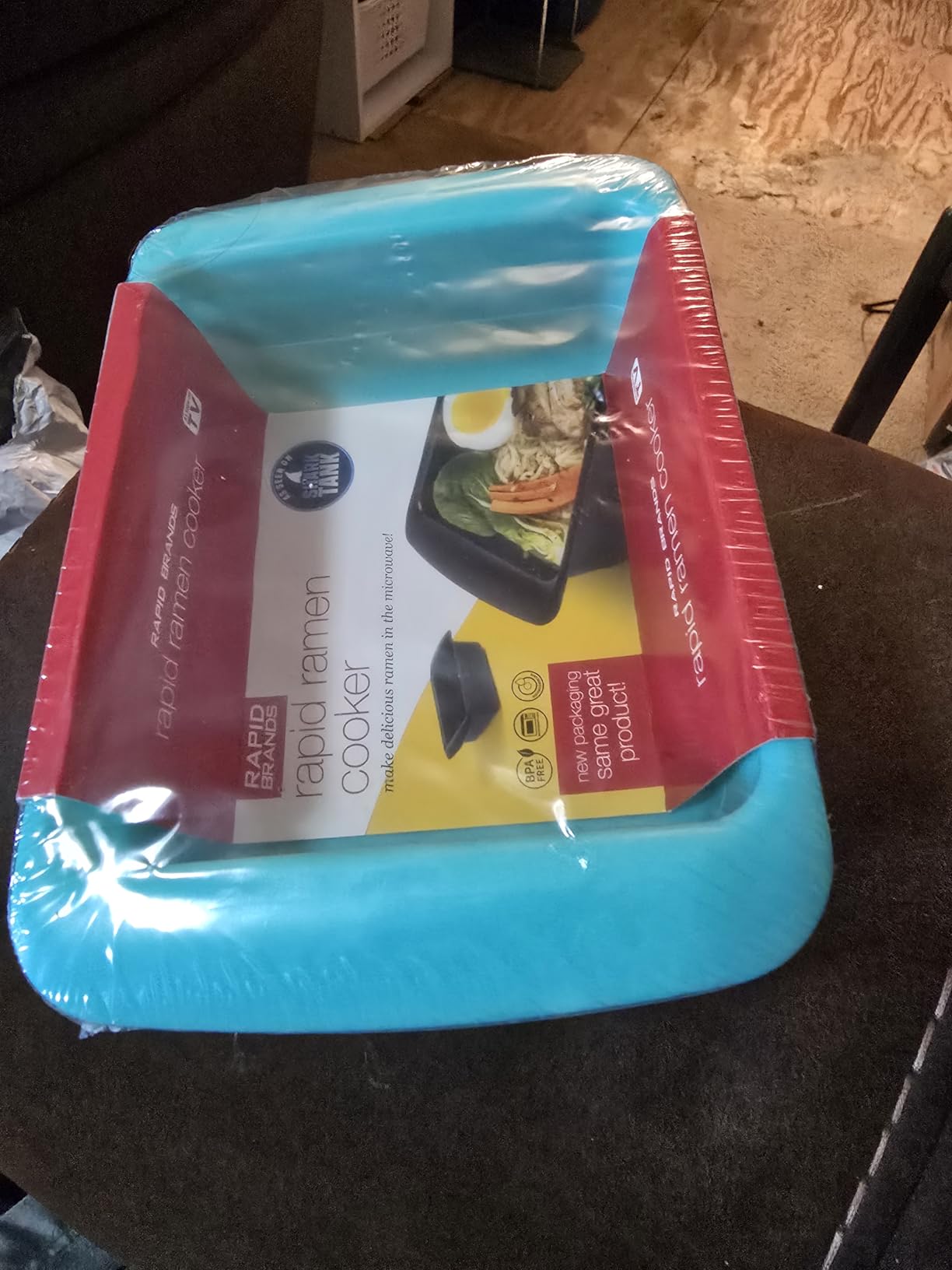 Rapid Ramen Cooker - Microwave Ramen in 3 Minutes - BPA Free and Dishwasher Safe | Perfect for Dorm, Small Kitchen, or Office (2-Pack,Black) customer photo 1