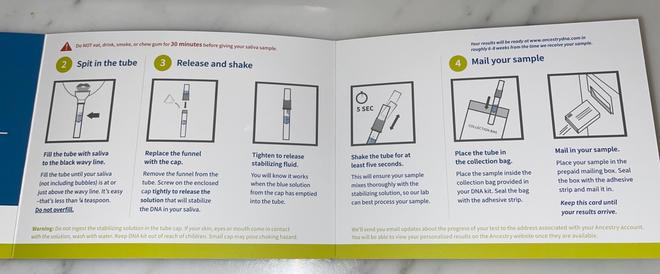 AncestryDNA Genetic Test Kit + 3-Month Ancestry World Explorer Membership: Personalized Genetic Results, DNA Ethnicity Test, Family History, Complete DNA Test customer photo 2