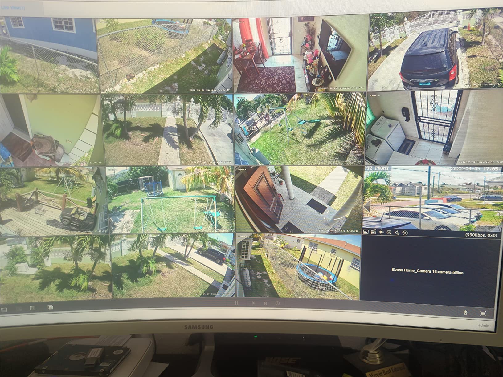 ONWOTE 16 Channel NVR PoE Security Camera System, 12MP 4K 16CH Commercial NVR 4TB, 16x 6MP Wired Outdoor 122° IP Cameras with Audio, AI Detection, 16x Cables (Total 1280ft), CCTV for Business Home customer photo 2