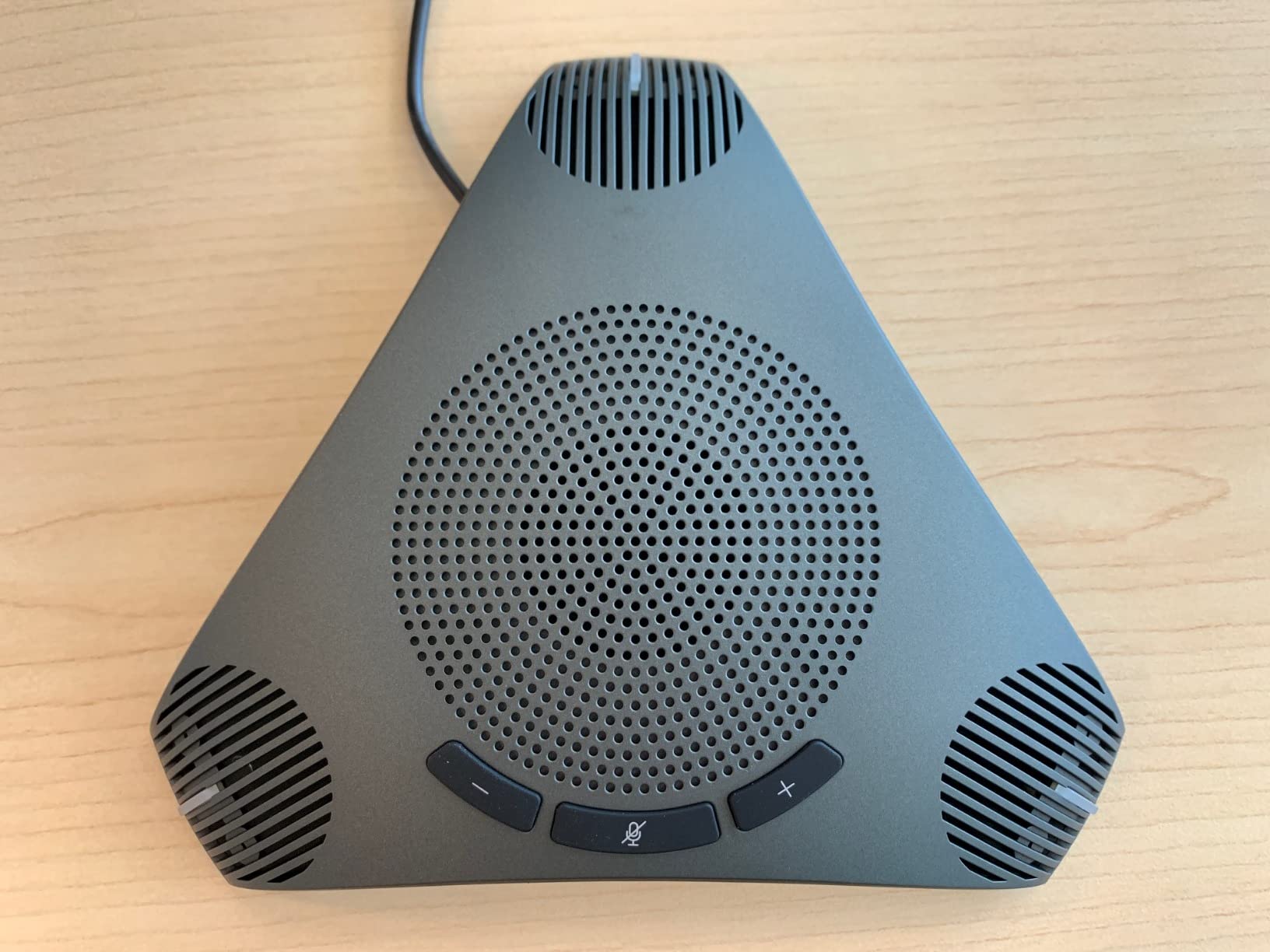 Conference Speaker and Microphone, 360° Omnidirectional USB Speakerphone Microphone with USB Hub, Noise Reduction/Echo Cancellation for 8-10 People customer photo 1