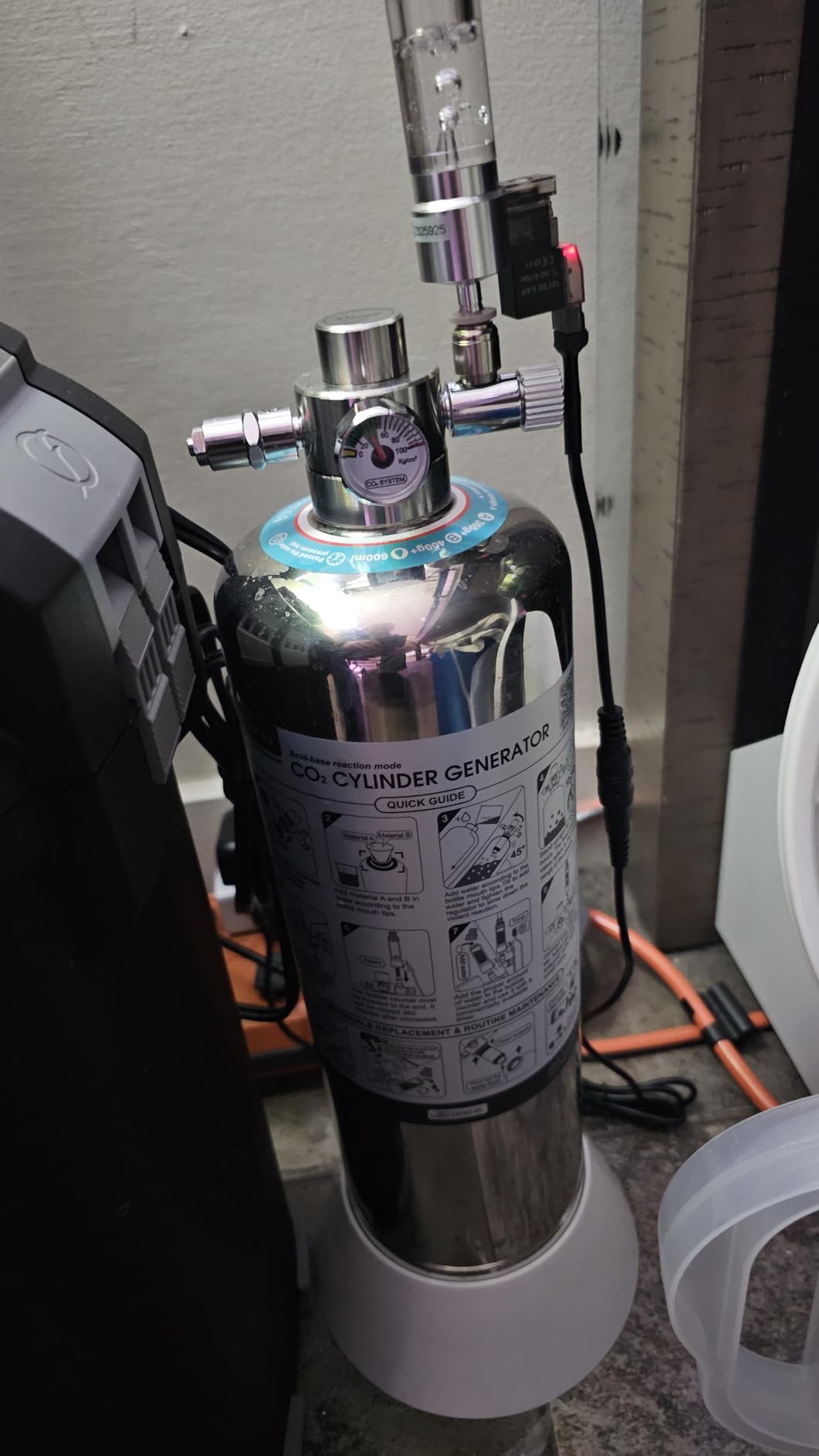 Aquarium CO2 Generator Kit Double Pressurization Enhanced Version, G700S customer photo 2