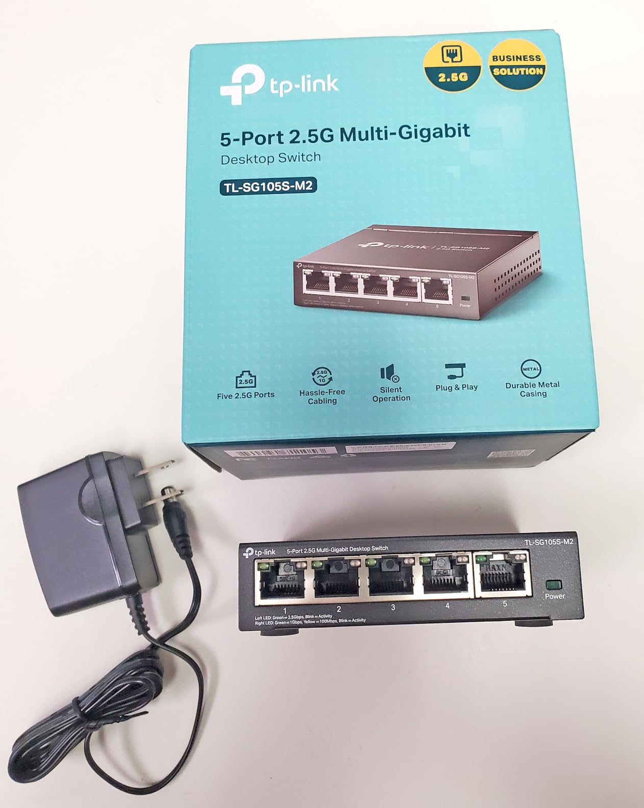 TP-Link TL-SX1008 8 Port 10G/Multi-Gig Unmanaged Ethernet Switch, Desktop/Rackmount, Plug & Play customer photo 2