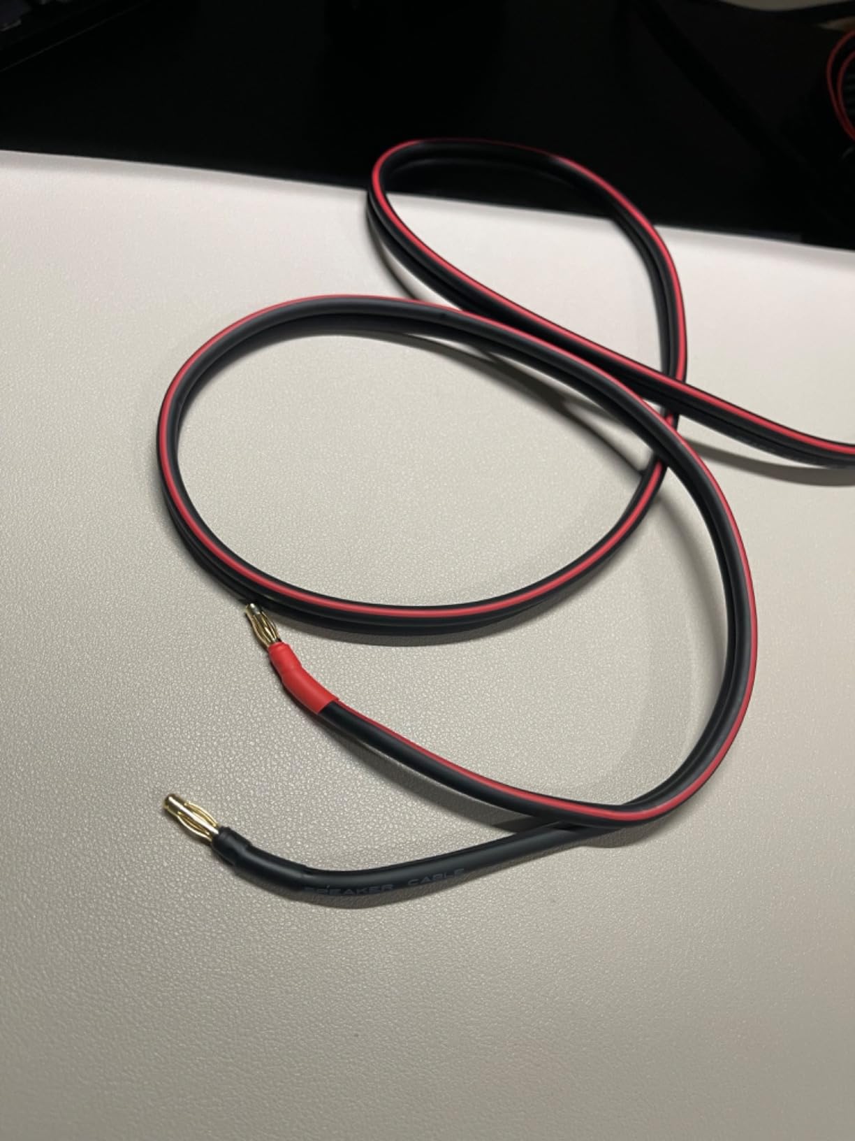 GearIT 14 AWG Speaker Cable with Banana Plugs 14Ga Banana Wire for Bi-Wire Bi-Amp HiFi Surround Sound customer photo 2