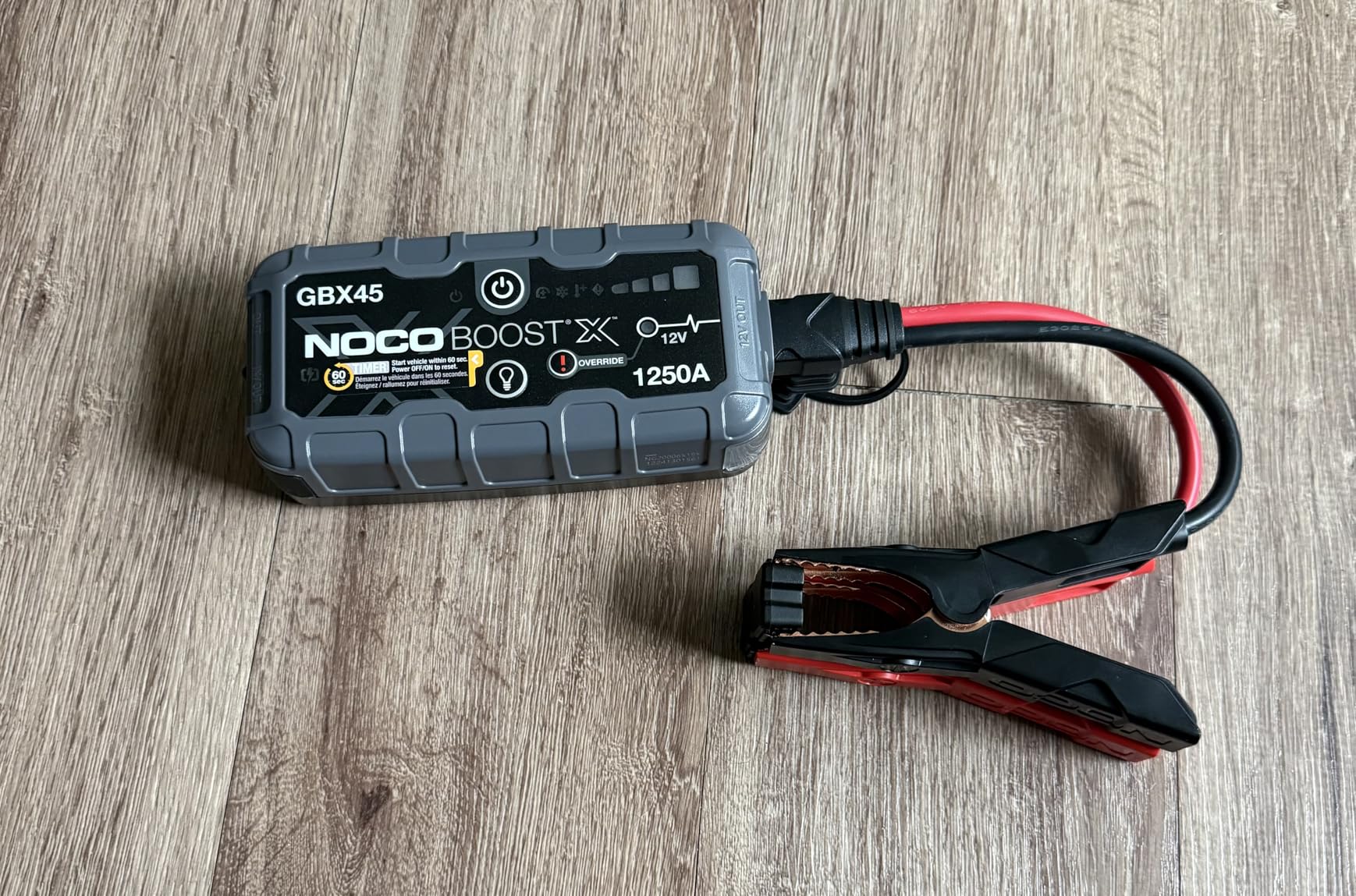 NOCO Boost X GBX45: 1250A UltraSafe Jump Starter - 12V Lithium Battery Booster Pack, Portable Jump Box, Power Bank & Jumper Cables - for 6.5L Gas and 4.0L Diesel Engines customer photo 1