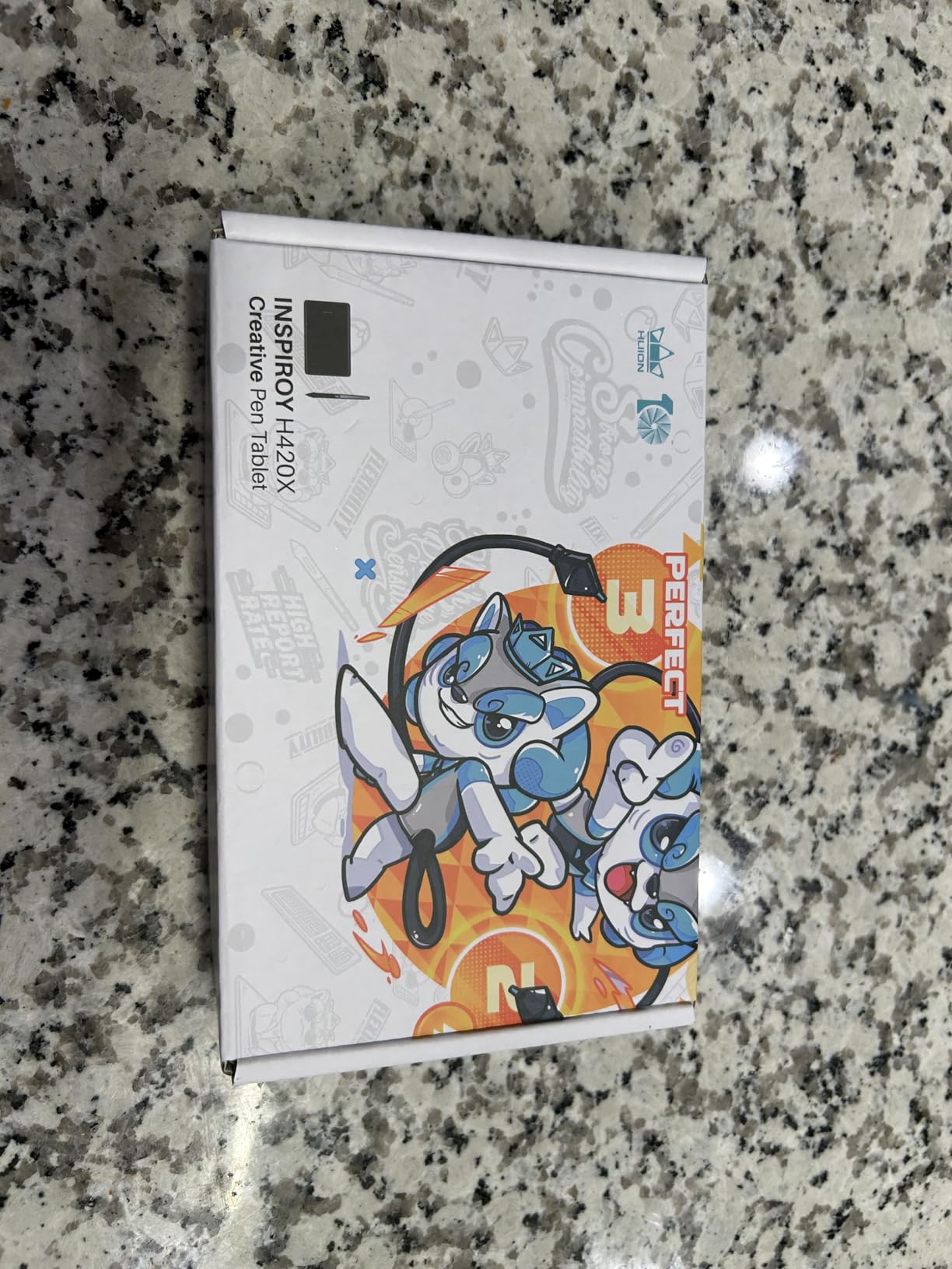 Drawing Tablet HUION H420X Graphics Drawing Tablet with 8192 Level Pressure Battery-Free Stylus, 4.17x2.6 inch Digital Art Tablet for OSU Game, Design, Teaching, Work with PC, Mac, Linux & Mobile customer photo 2