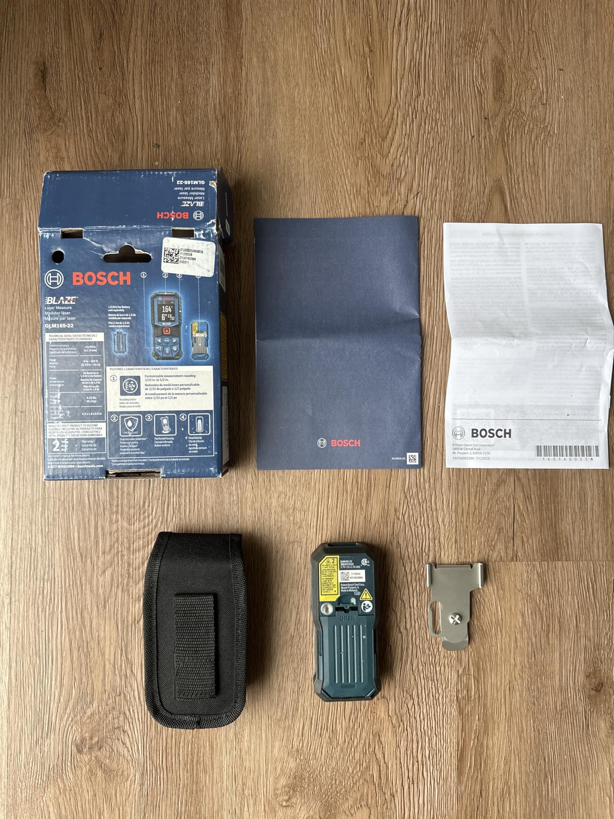 BOSCH GLM165-25G Blaze Green-Beam 165 Ft. Laser Measure customer photo 2