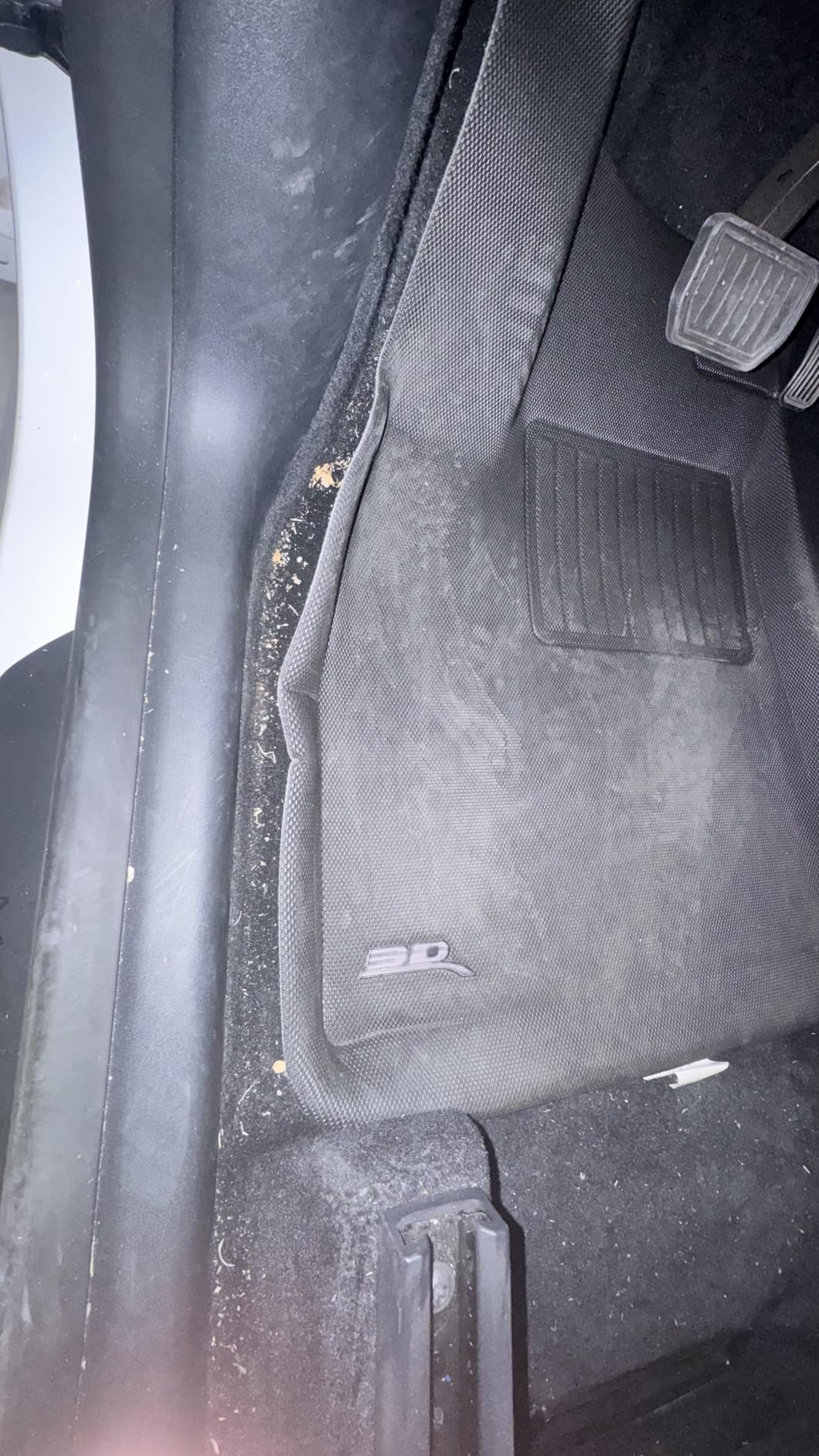 3D MAXpider Custom Fit Kagu Floor Mat (Black) Compatible with Tesla Model Y 5-Seat 2021-2025 - Full Set customer photo 1