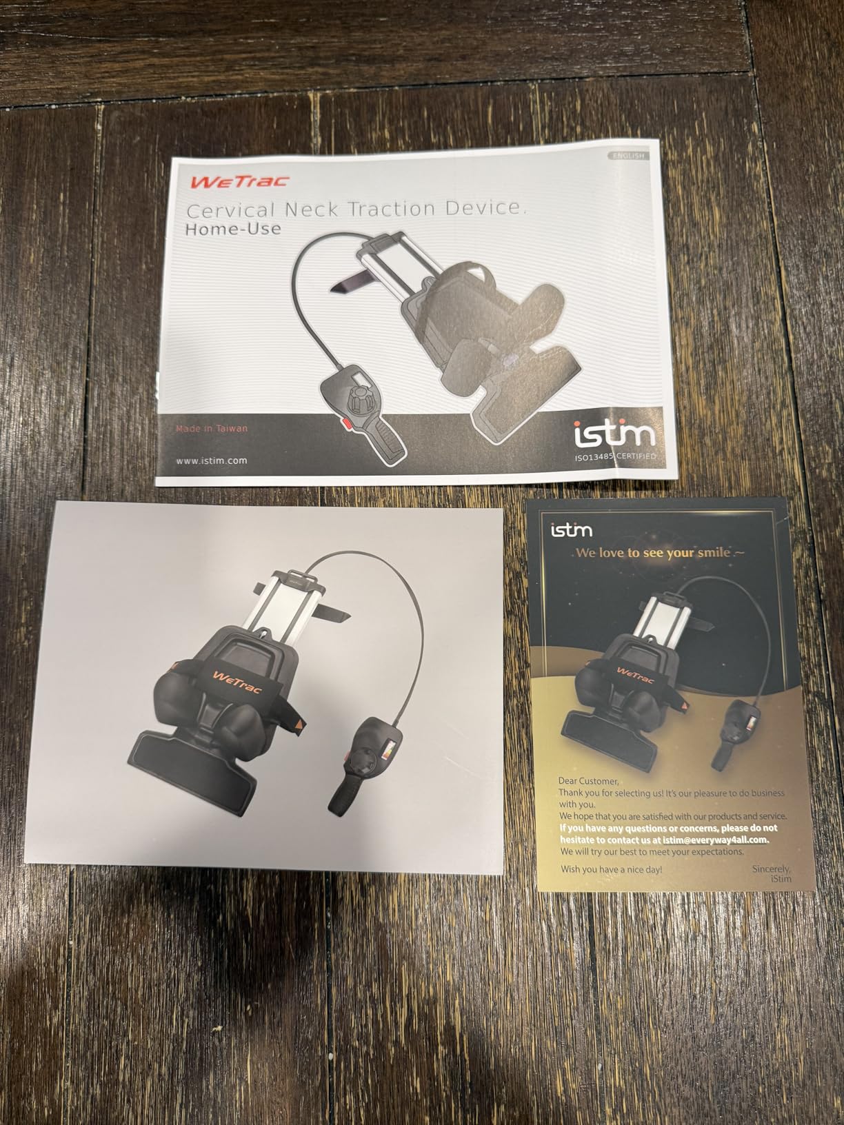 iSTIM WeTrac Cervical Neck Traction Device, Relaxer and Stretcher, Pain Relief for Spinal Decompression, Relieving Pinched Nerves, and Cervical Pain, Home Use, with Travel Bag customer photo 1