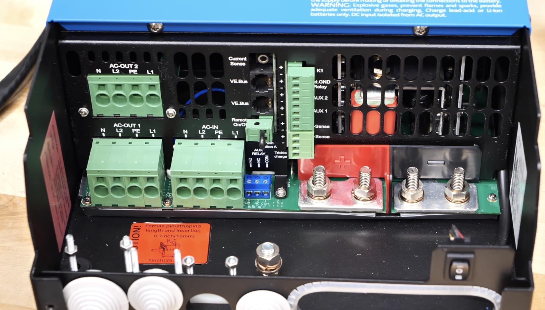 MultiPlus-II - Power Inverter - 2X Pure Sine Wave Inverter Charger for 120 amp Battery - with PowerAssist Technology - 3000VA 12-Volt customer photo 1