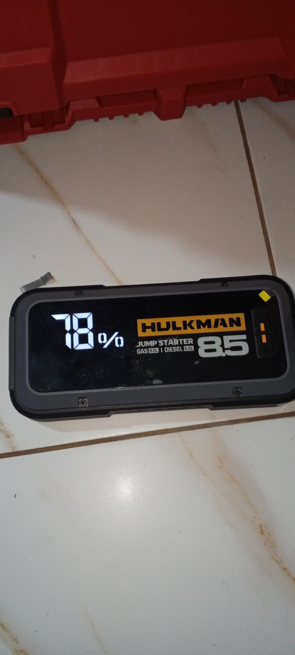 Hulkman Alpha85, Cobalt Blue, 2000A 74Wh Smart Jump Starter, 12V Portable Car Battery Booster with 3.3