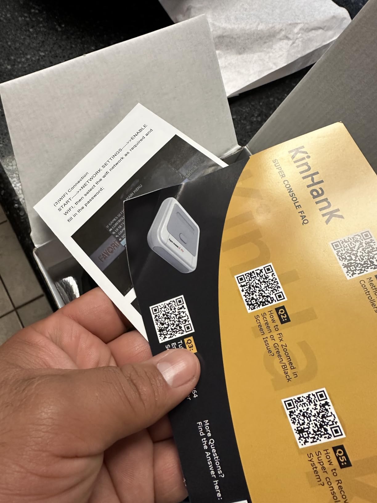 Kinhank Super Console X Retro Video Game Console Built in 117,000+ Games,Emulator Console Compatible with Most Emulators,Game Consoles for 4K HD Output,5 Players,LAN/WiFi,2 Gamepads (256GB) customer photo 2