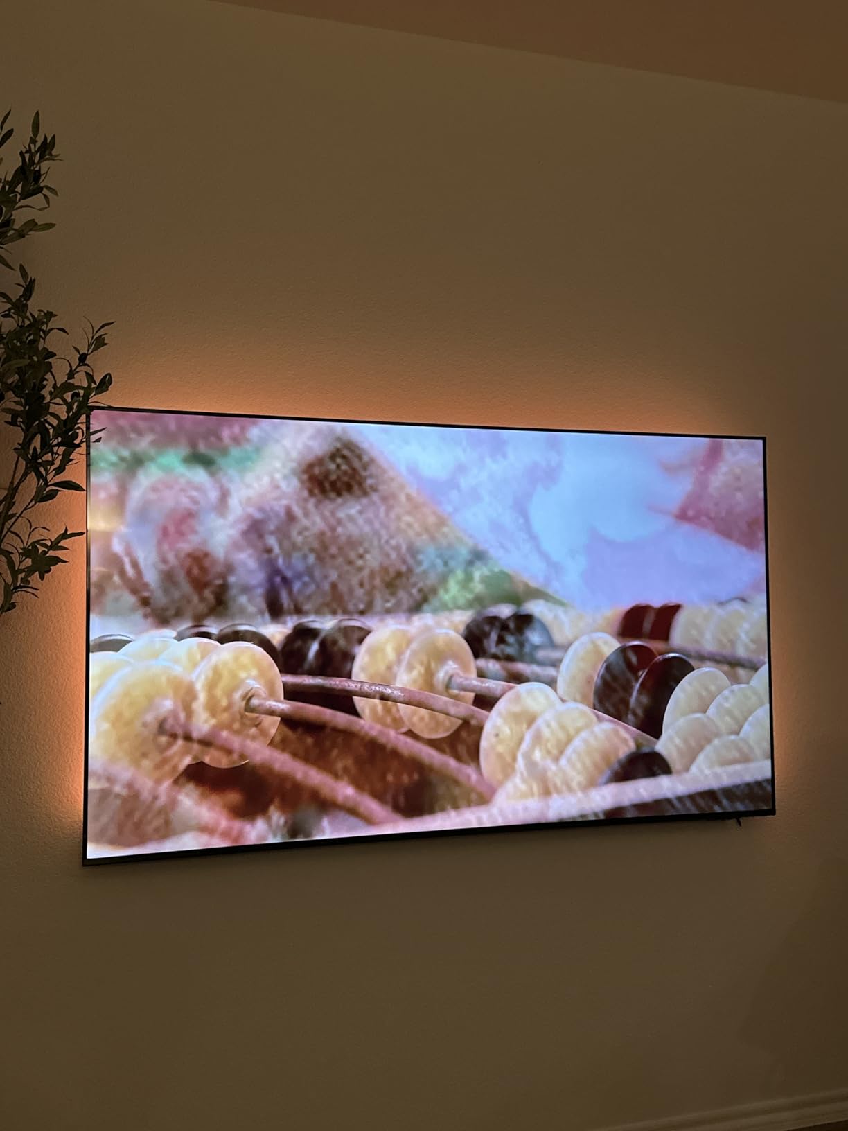 Nexillumi LED Lights for TV, 16.4 ft TV LED Backlight for 55-75 Inch, RGB LED Strip Lights Behind TV with APP Remote Control, Music Sync Smart Led Ambient Lighting for Bedroom Gaming Room Decor customer photo 1