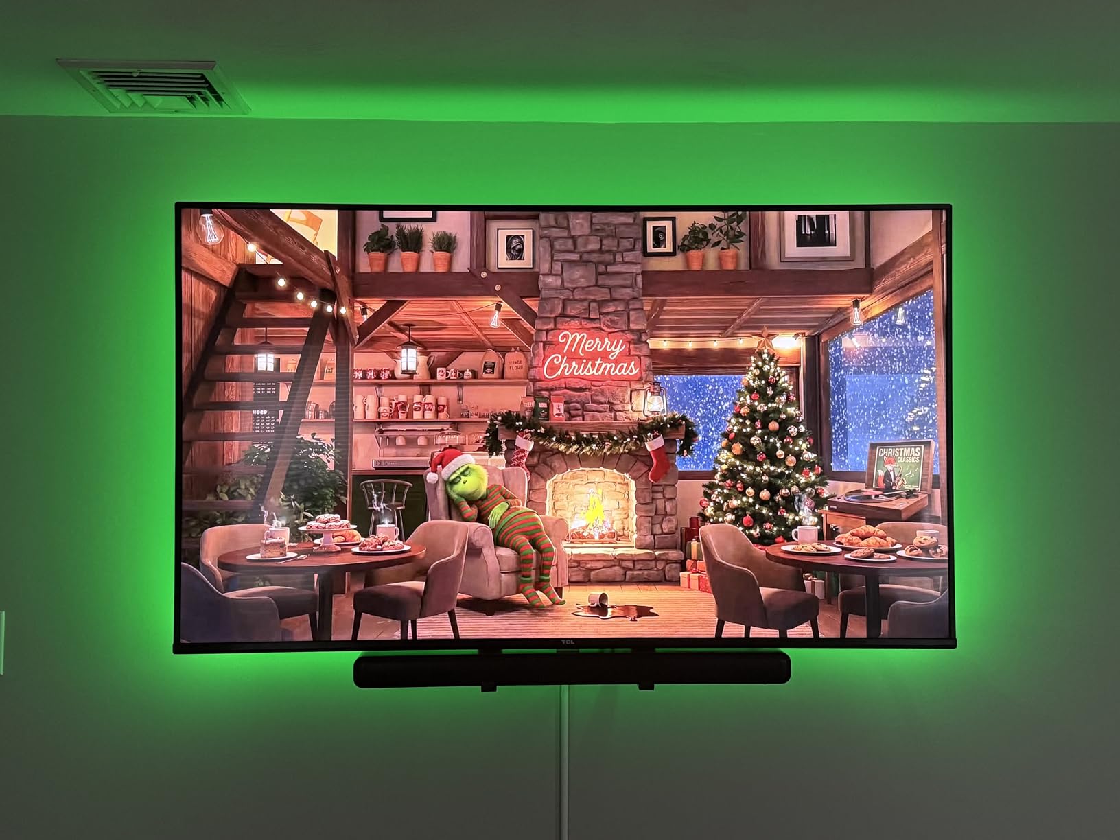 Daymeet LED Lights for TV, 9.8FT RGB TV LED Backlight for 32-43 inch TVs, USB Strip Lights Behind TV, Color Changing Sync with Music, Bluetooth App Controlled Led Lights for Bedroom Gaming Home Decor customer photo 1