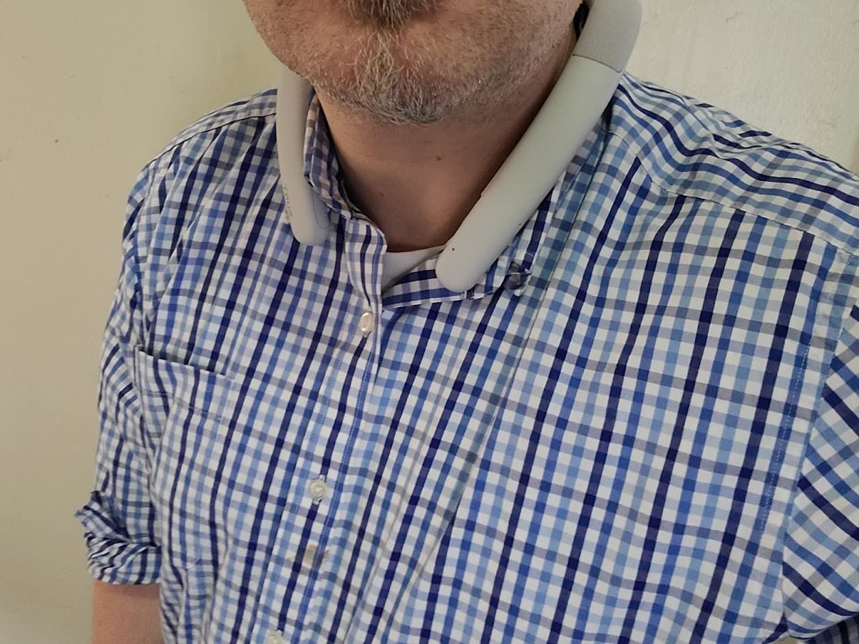 Sony SRS-NB10 Wireless Neckband Bluetooth Speaker Comfortable and Lightweight with Technology to Work from Home, Built-in mic, 20 Hours of Battery Life, and IPX4 Splash-Resistant- Charcoal Gray customer photo 1