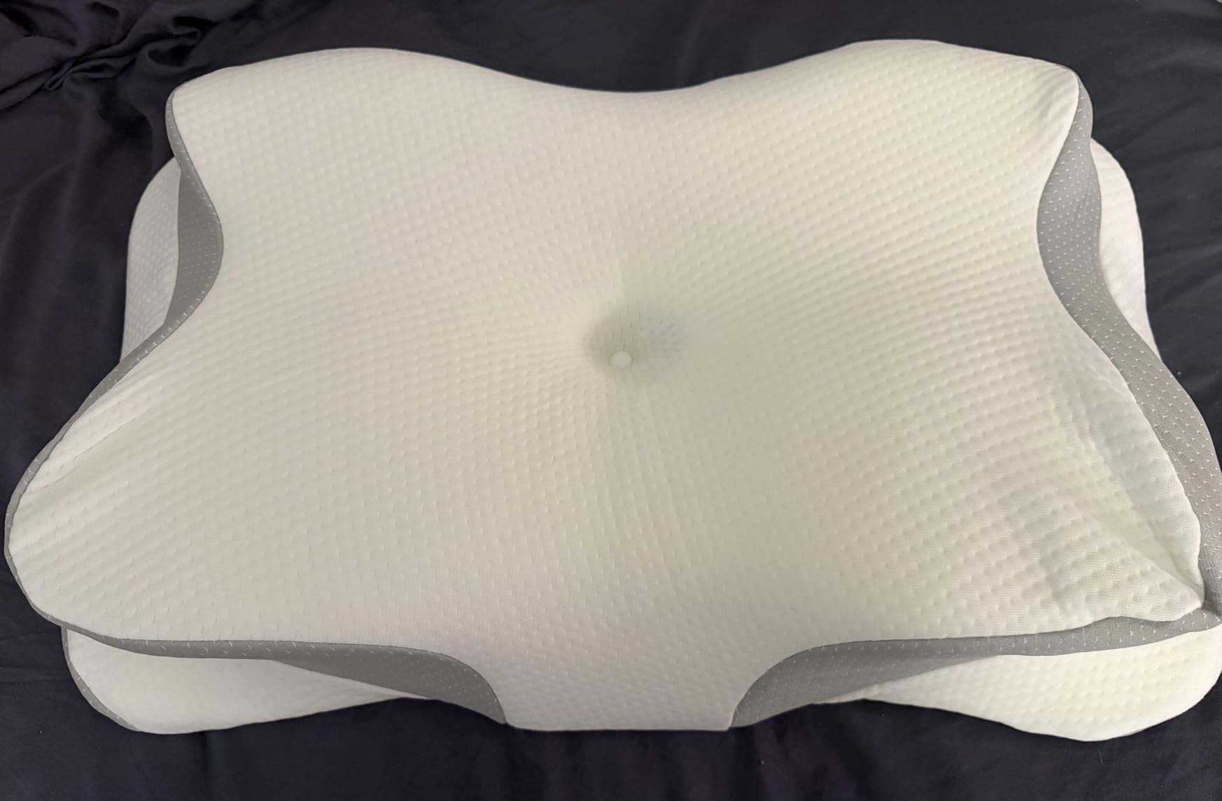 Cervical Pillow for Neck Pain Relief, Hollow Design Odorless Memory Foam Pillows with Cooling Case, Adjustable Orthopedic Bed Pillow for Sleeping, Support for Side Back Sleepers customer photo 1