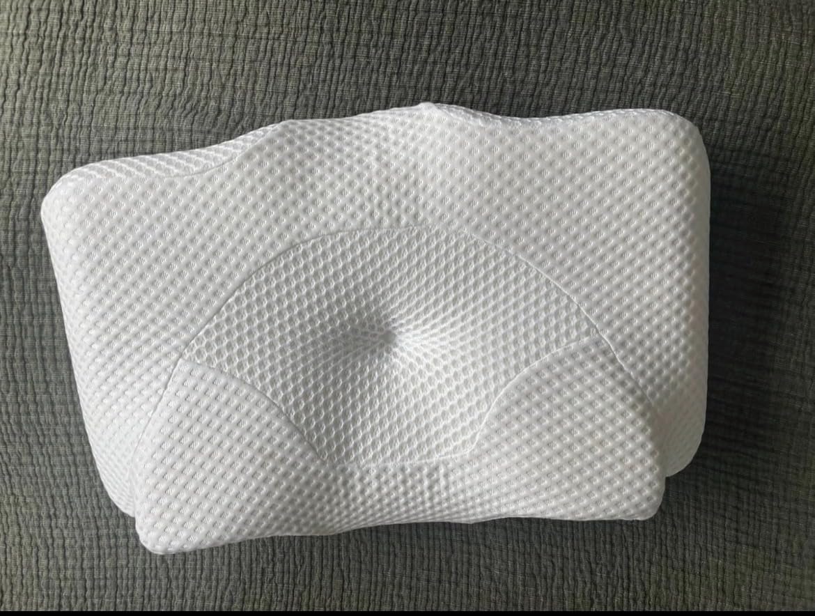 Cervical Pillow for Neck Pain Relief, Hollow Design Odorless Memory Foam Pillows with Cooling Case, Adjustable Orthopedic Bed Pillow for Sleeping, Support for Side Back Sleepers customer photo 2