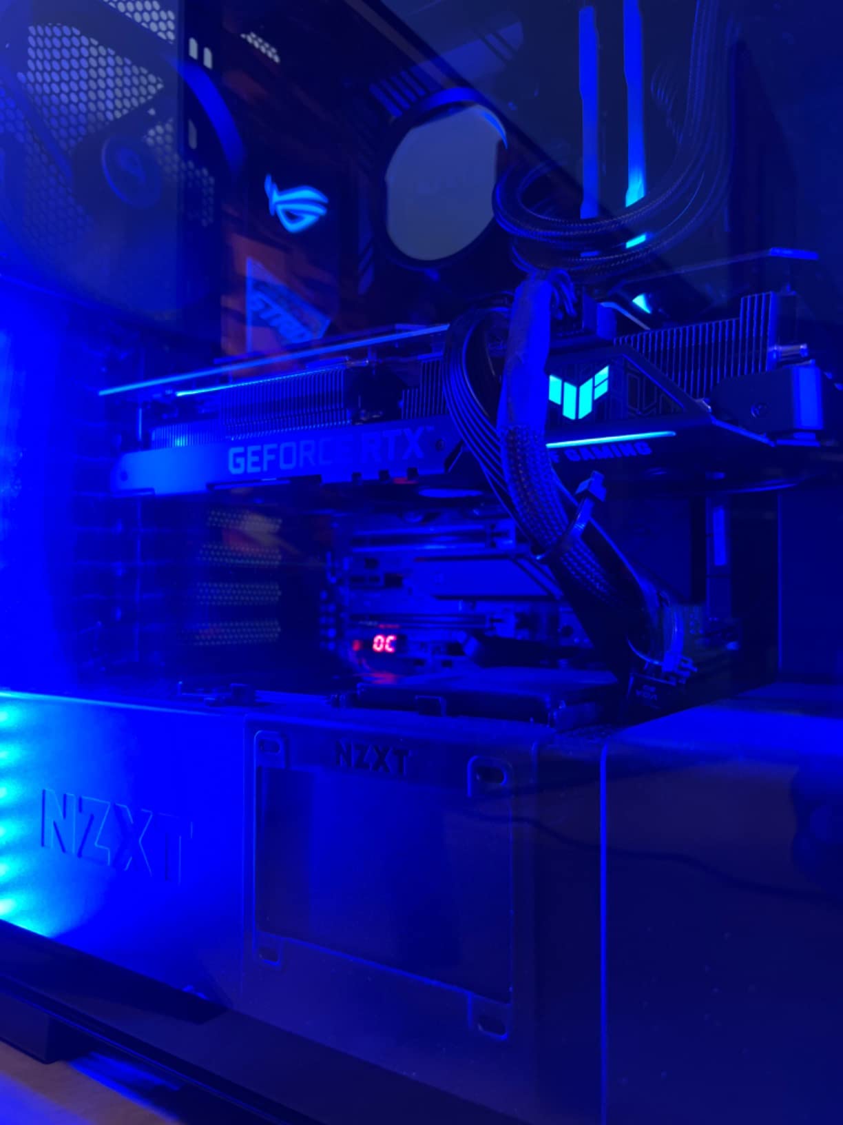 ASUS TUF Gaming NVIDIA GeForce RTX 3080 V2 OC Edition Graphics Card (PCIe 4.0, 10GB GDDR6X, LHR, HDMI 2.1, DisplayPort 1.4a, Dual Ball Fan Bearings, Military-Grade Certification, GPU Tweak II) customer photo 1